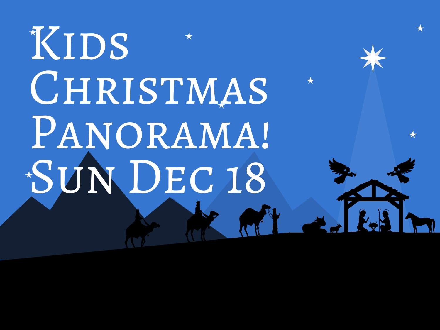 Kids Christmas Panorama