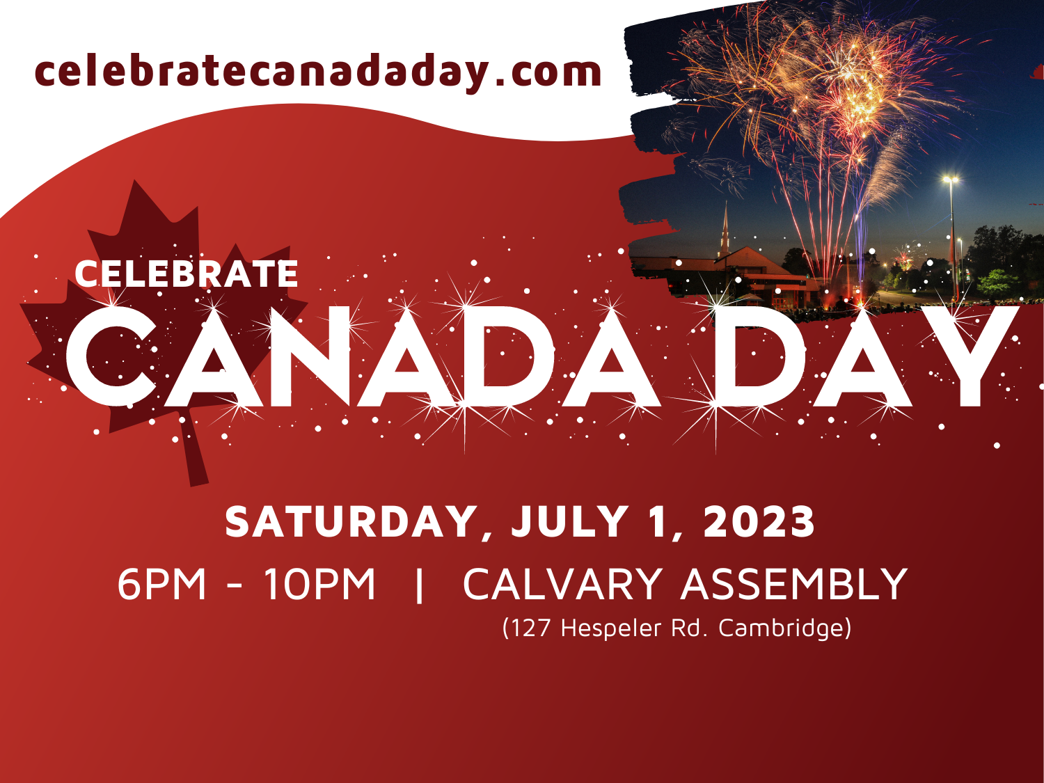 Celebrate Canada Day Web Calendar
