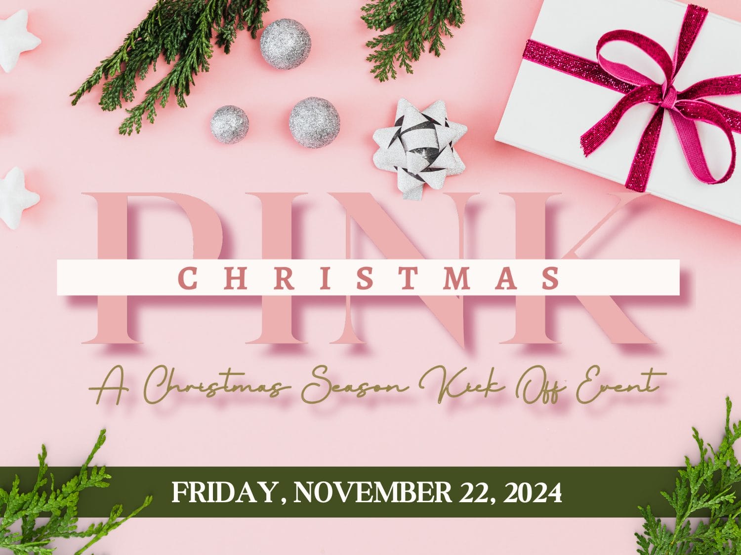 Pink Christmas 2024 Web Calendar