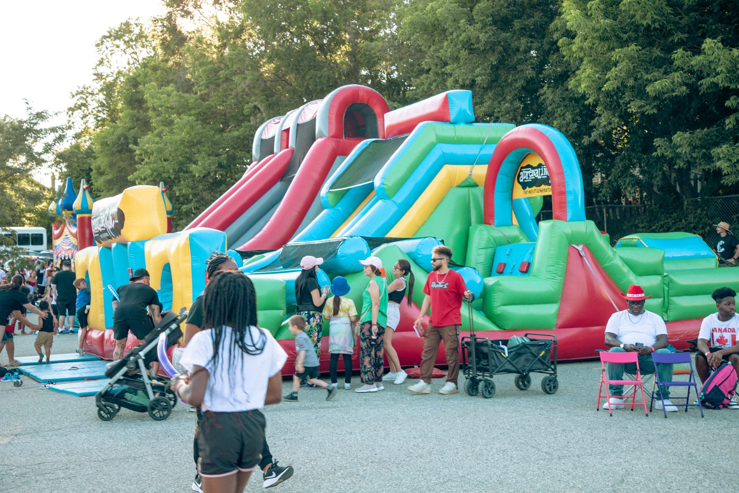 Canada Day Inflatable Games