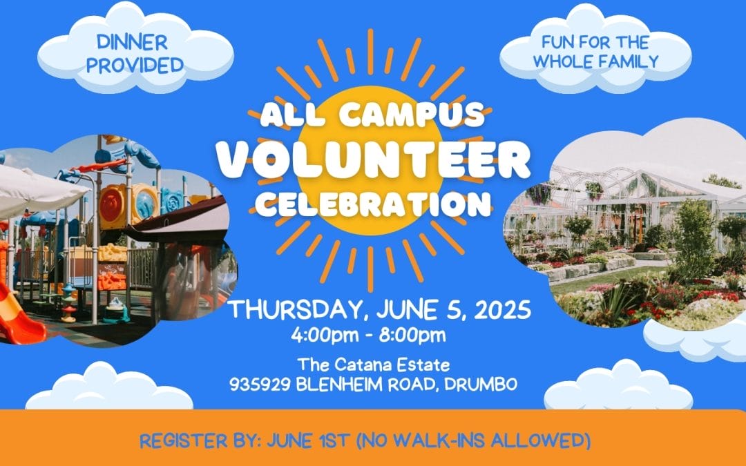 Volunteer Celebration – ALL CAMPUSES!