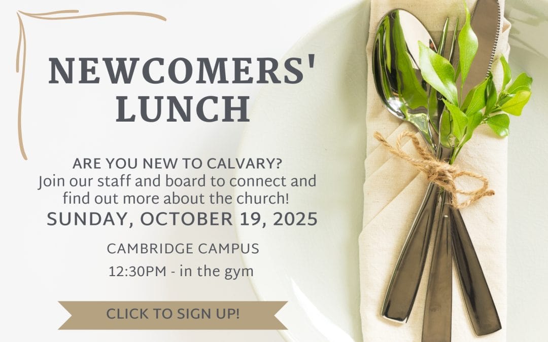 Newcomers’ Lunch