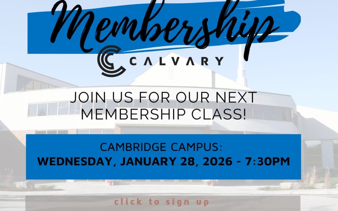 Membership Class at Calvary